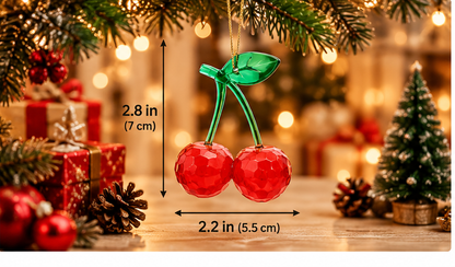 Cherry Christmas Ornament