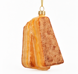 Glass Grilled Cheese Christmas Ornament