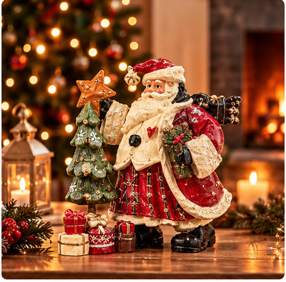 Santa & Tree Table Decor – 6.75 in