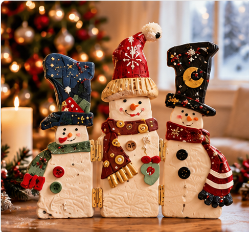 Snowman Screen Table Decor – 8.25 in